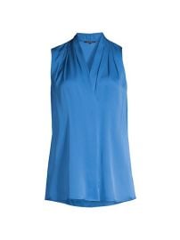 Shop Kobi Halperin Mila Sleeveless Draped Blouse at Saks Fifth Avenue