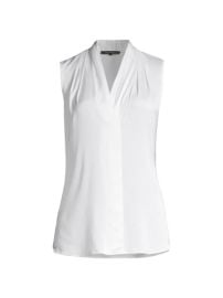 Shop Kobi Halperin Mila Sleeveless Silk-Blend Blouse at Saks Fifth Avenue