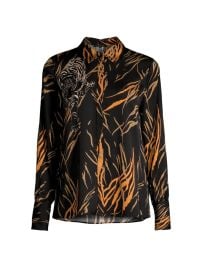 Shop Kobi Halperin Skylar Printed Stretch Silk Shirt at Saks Fifth Avenue