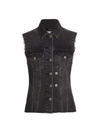 Shop Ksubi Paradise Lost Spark Denim Vest at Saks Fifth Avenue