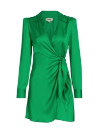 Shop LAGENCE Amani Wrap Minidress at Saks Fifth Avenue