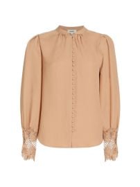 Shop LAGENCE Ava Lace Cuff Blouse at Saks Fifth Avenue