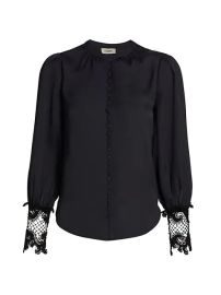 Shop LAGENCE Ava Lace Cuff Blouse at Saks Fifth Avenue