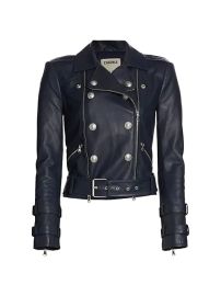 Shop LAGENCE Billie Belted Leather Jacket at Saks Fifth Avenue