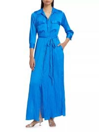 Shop LAGENCE Cameron Maxi Shirtdress at Saks Fifth Avenue