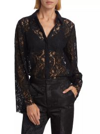 Shop LAGENCE Carter Lace Bell-Sleeve Blouse at Saks Fifth Avenue