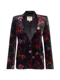 Shop LAGENCE Chamberlain Floral Velvet Blazer at Saks Fifth Avenue