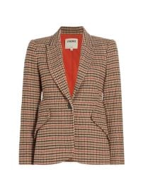 Shop LAGENCE Chamberlain Houndstooth Blazer at Saks Fifth Avenue