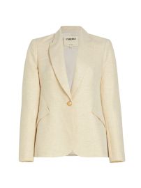 Shop LAGENCE Chamberlain Linen-Cotton Blazer at Saks Fifth Avenue