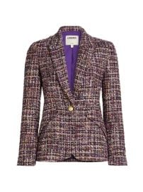 Shop LAGENCE Chamberlain Tweed Single-Breasted Blazer at Saks Fifth Avenue