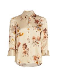 Shop LAGENCE Dani Floral Silk Blouse at Saks Fifth Avenue