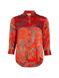 Shop LAGENCE Dani Printed Blouse at Saks Fifth Avenue