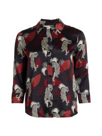 Shop LAGENCE Dani Printed Silk Blouse at Saks Fifth Avenue