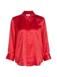 Shop LAGENCE Dani Silk Button-Front Shirt at Saks Fifth Avenue