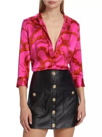 Shop LAGENCE Dani Status Silk Shirt Saks Fifth Avenue at Saks Fifth Avenue