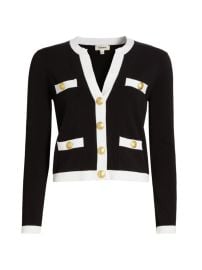 Shop LAGENCE Estefania Contrast-Trim Cardigan at Saks Fifth Avenue