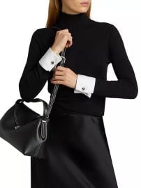 Shop LAGENCE Flora Poplin-Cuff Sweater at Saks Fifth Avenue