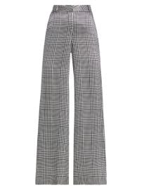 Shop LAGENCE Gavin Plaid Wide-Leg Silk Trousers at Saks Fifth Avenue