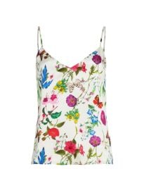 Shop LAGENCE Jane Floral Silk Tank at Saks Fifth Avenue