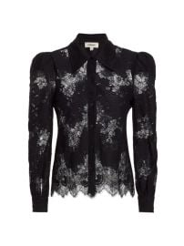 Shop LAGENCE Jenica Floral Lace Blouse at Saks Fifth Avenue