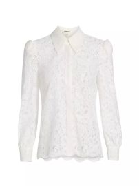 Shop LAGENCE Jenica Lace Blouse Saks Fifth Avenue at Saks Fifth Avenue