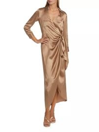 Shop LAGENCE Kadi Silk Wrap Dress at Saks Fifth Avenue