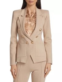 Shop LAGENCE Kenzie Metallic Knit Blazer at Saks Fifth Avenue