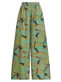 Shop LAGENCE Lillian Status-Print Wide-Leg Pants at Saks Fifth Avenue