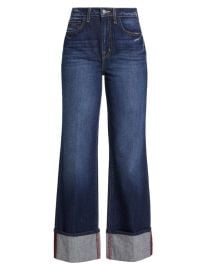 Shop LAGENCE Miley Wide-Leg Cuff Jeans at Saks Fifth Avenue