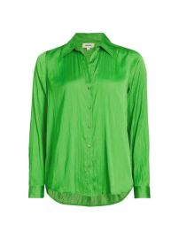 Shop LAGENCE Nina Satin Shirt at Saks Fifth Avenue