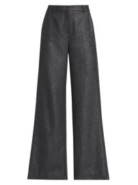 Shop LAGENCE Pilar Herringbone Wool-Blend Wide-Leg Pants at Saks Fifth Avenue