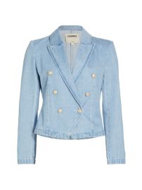 Shop LAGENCE Robbie Tailored Denim Blazer at Saks Fifth Avenue