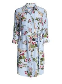 Shop LAGENCE Stella Floral Silk Shirtdress at Saks Fifth Avenue