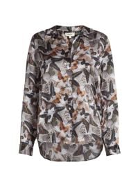 Shop LAGENCE Tyler Butterfly Silk Blouse at Saks Fifth Avenue