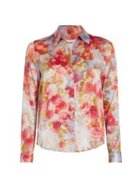 Shop LAGENCE Tyler Floral Silk Blouse at Saks Fifth Avenue