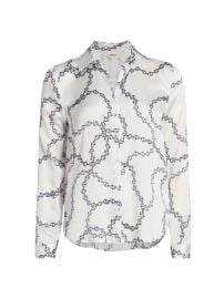 Shop LAGENCE Tyler Holly Chain-Print Blouse at Saks Fifth Avenue