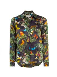 Shop LAGENCE Tyler Jungle Silk Blouse Saks Fifth Avenue at Saks Fifth Avenue