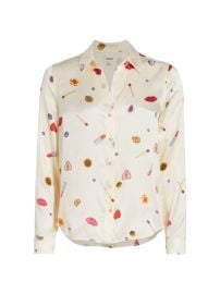 Shop LAGENCE Tyler Printed Silk Blouse at Saks Fifth Avenue