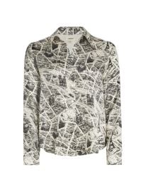 Shop LAGENCE Tyler Printed Silk Button-Front Shirt at Saks Fifth Avenue