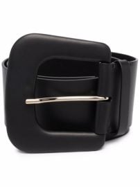 Shop LANVIN logo-plaque belt with Express Delivery - at Farfetch