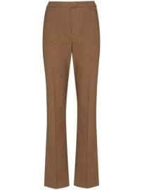 Shop LVIR slim-fit high-waisted trousers with Express Delivery - at Farfetch