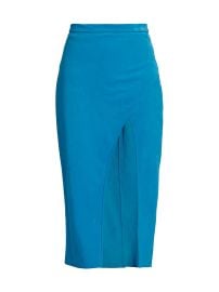 Shop LaQuan Smith Suede Pencil Skirt at Saks Fifth Avenue