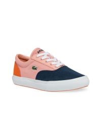 Shop Lacoste Kids Jump Serve Lace Canvas Sneakers at Saks Fifth Avenue