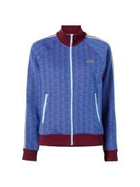 Shop Lacoste X Bandier Lacoste X Bandier Monogram Track Jacket at Saks Fifth Avenue