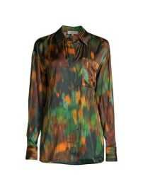 Shop Lafayette 148 New York Tess Abstract Print Blouse at Saks Fifth Avenue