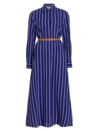 Shop Lafayette 148 New York Waylon Stripe Shirtdress at Saks Fifth Avenue