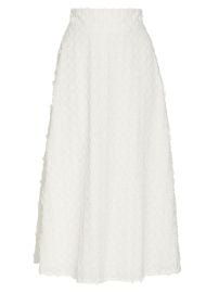 Shop Lela Rose Embroidered Eyelet Midi-Skirt at Saks Fifth Avenue