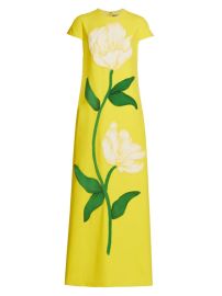 Shop Lela Rose Floral-Embroidered A-Line Dress at Saks Fifth Avenue