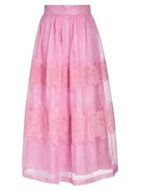 Shop Lela Rose Windmill Embroidered Organza Skirt at Saks Fifth Avenue