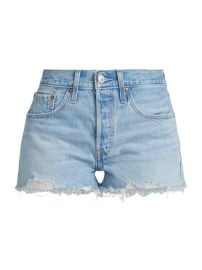 Shop Levis 501 Original Raw-Edge Denim Shorts at Saks Fifth Avenue